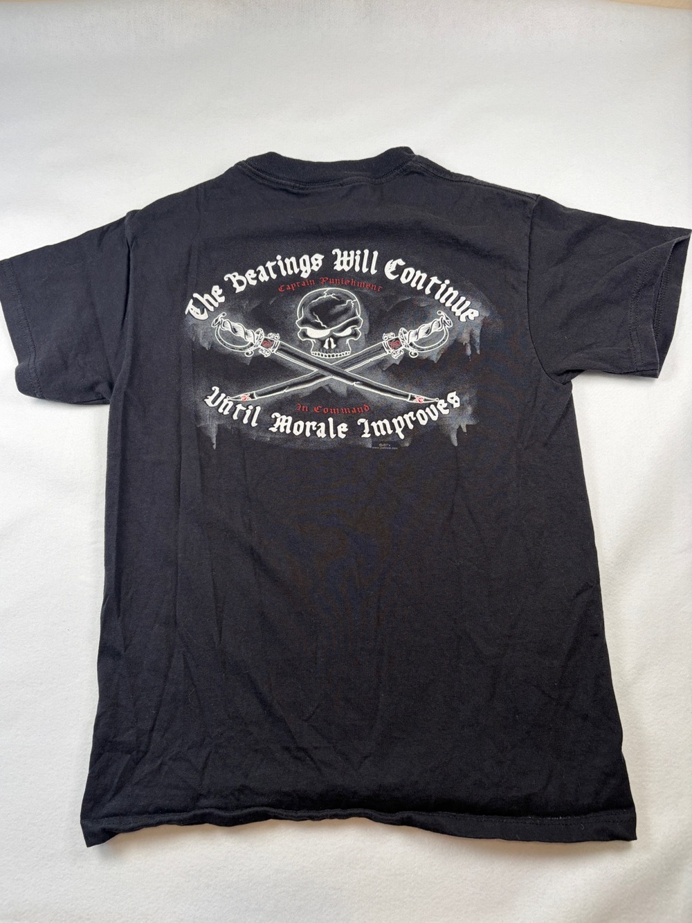 Pirates Of The Caribbean Shirt “Beatings Continue Until Morale Improves" Adult S